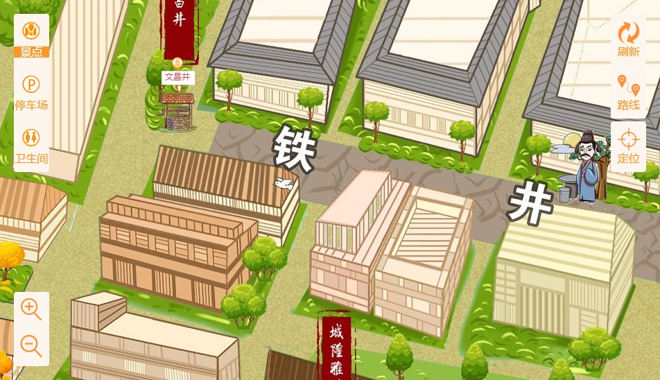 保城镇智慧景区：手绘地图与语音导览的完美融合